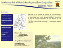 Tablet Screenshot of compostelle-limousin-perigord.fr